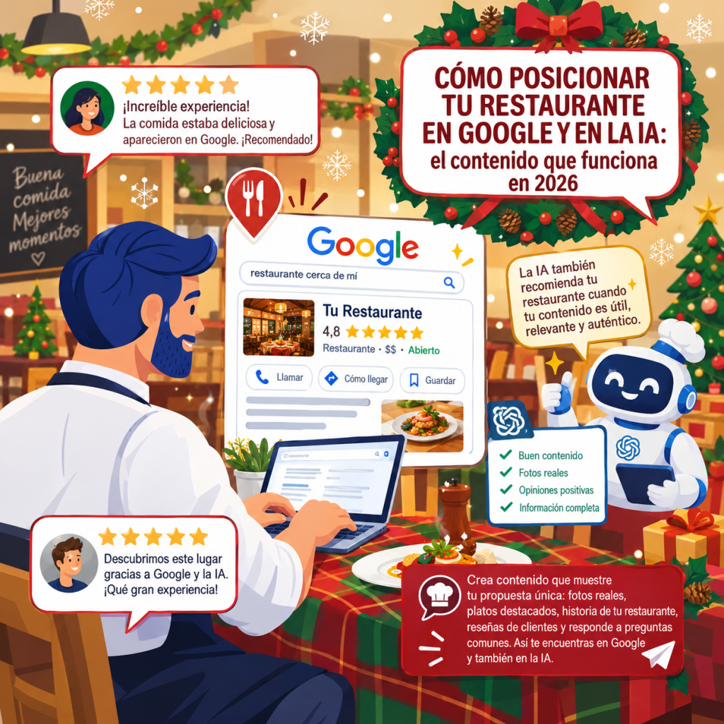 Posicionar restaurante en la IA
